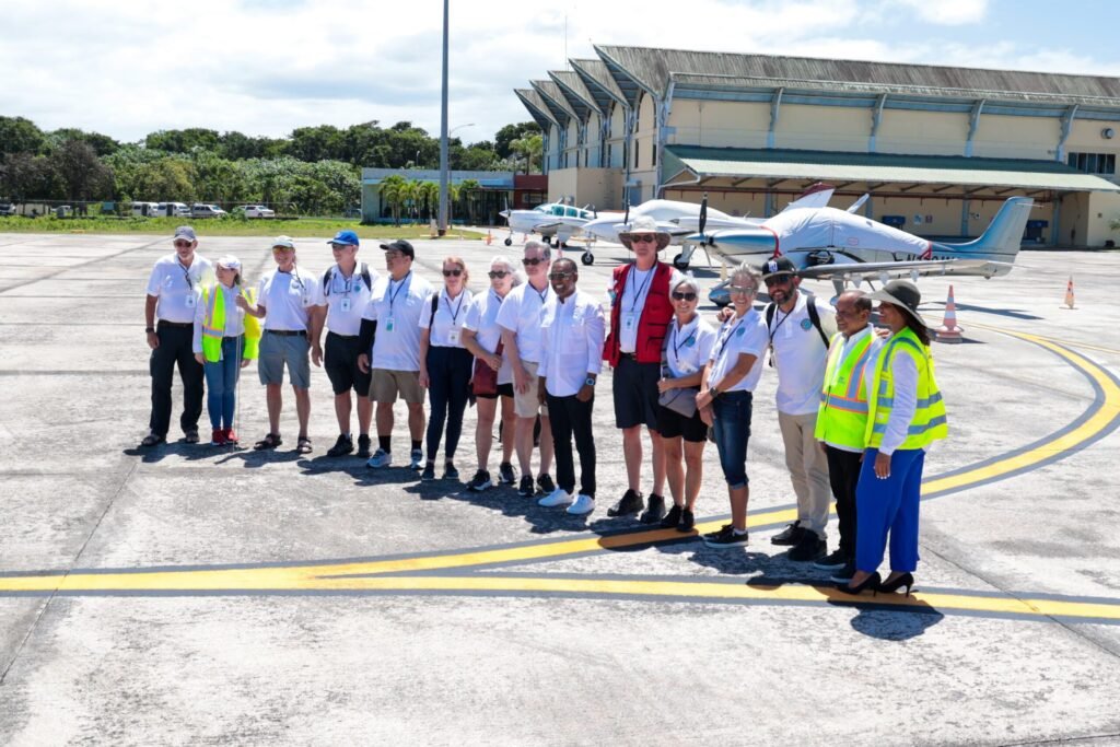 Llegan 11 aeronaves a Samaná en rally aéreo del Caribe con más de 20 visitantes